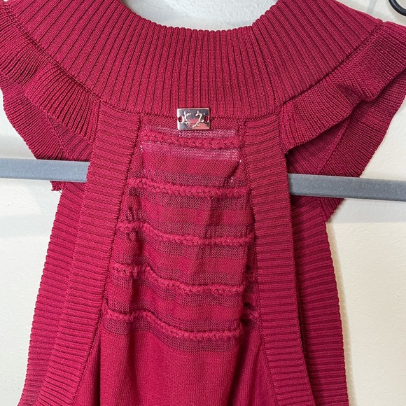 For Love and Lemons Red Knit Tank Dress Irvington - Picture 8 of 11